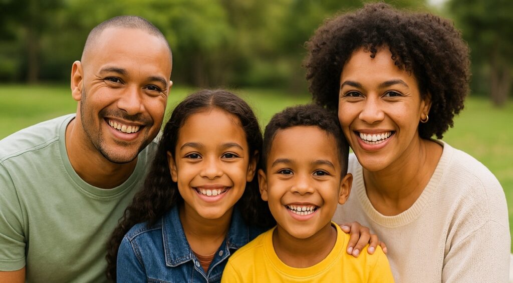 South African family satisfied with quality life cover from Dis-Chem Life